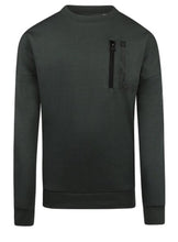 Load image into Gallery viewer, Boys Cotton Sweatshirt in Army Green: Size 7 to 14