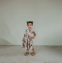 Load image into Gallery viewer, Little And Lively Girls Dress in Antique Floral:  Size 1/2T to 13/14 Years