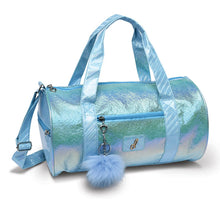 Load image into Gallery viewer, Danshuz Pretty Shimmer Roll Dance Bag Blue