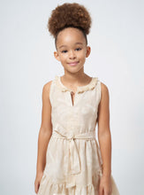 Load image into Gallery viewer, Mayoral “Palm Tree” Print Linen Blend Dress: Size 8 to 16 Years