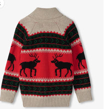 Load image into Gallery viewer, Hatley Elk Shawl Collar Sweater Cardigan: Size 2 to 8