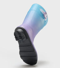 Load image into Gallery viewer, Kamik “Raindrops” Rain Boot in Turquoise/Lavender: Toddler Size 8 to Youth Size 6