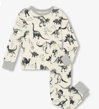 Load image into Gallery viewer, Hatley “Dino Extinction” Organic Cotton Long Pants Pj Set: Sizes 2 to 12