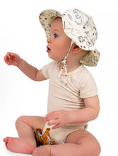 Load image into Gallery viewer, Jan & Jul Gro-with-me Cotton Grow with Me Bucket Floppy Hat in Dino Print: Sizes S to XL