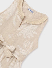 Load image into Gallery viewer, Mayoral “Palm Tree” Print Linen Blend Dress: Size 8 to 16 Years