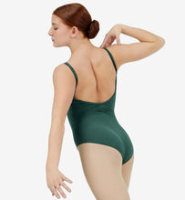Load image into Gallery viewer, Capezio Vneck Camisole Leotard in Hunter Green: Women’s XS to L