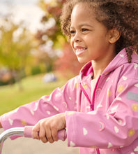 Load image into Gallery viewer, Hatley Girls Sun Charms Zip-Up Rain Jacket: Size 2 to 10