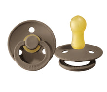 Load image into Gallery viewer, BIBs Colour Pacifier Set of 2 in Dark Oak: Size 1 (0-6 Months)