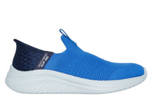 Load image into Gallery viewer, Skechers Blue Hands Free Slip-ins: Size 1 to 5.5