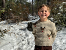 Load image into Gallery viewer, Me & Henry “Rudy” Reindeer Holiday Sweater: Size 2/3 to 16