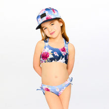 Load image into Gallery viewer, Deux Par Deux Baseball Cap “Gradient Roses” Size 6/24M to 7/12 Years