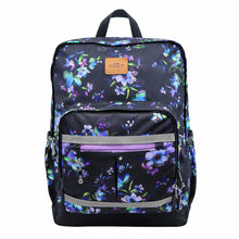 Load image into Gallery viewer, Nano Purple Flowers Backpack