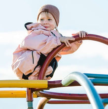 Load image into Gallery viewer, Calikids One Piece Rain Suit in Blush 12M to 5Y