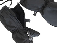Load image into Gallery viewer, Calikids Kids Waterproof Winter Mittens in Black : Size 2 to 6 Years