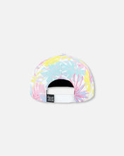 Load image into Gallery viewer, Deux Par Deux Girls Baseball Cap “Printed Palm Leaves” Size 6/24M to 7/12 Years