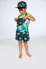 Load image into Gallery viewer, Deux Par Deux Boys Baseball Cap “Printed Dinosaurs” Size 6/24M to 7/12 Years