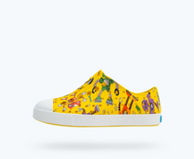 Load image into Gallery viewer, Jefferson Shoes in Crayon Yellow/Robuddies Print: Size C4 to J4