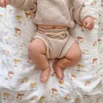 Load image into Gallery viewer, Aden + Anais Silky Soft Muslin Cotton Swaddle Blanket in Safari Print