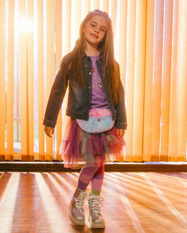 Deux Par Deux Mermaid Theme Fuzzy Fanny Pack Peggy Sues Kids
