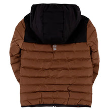 Load image into Gallery viewer, Nano Hooded Jacket in Brown/Black : Size 2 to 14