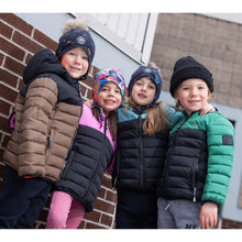 Load image into Gallery viewer, Nano Hooded Jacket in Brown/Black : Size 2 to 14