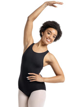 Load image into Gallery viewer, Capezio Adult Wide Strap Halter Leotard in Black: Womens XS to XL