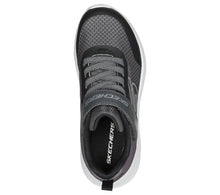 Load image into Gallery viewer, Skechers “Skech Fast Solar Squad” Sneakers in Black/Charcoal: Size 10.5 to 3.5