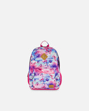 Load image into Gallery viewer, Deux Par Deux Backpack Printed Pastel Clouds