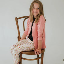 Load image into Gallery viewer, Little & Lively “Meadow Muse” Printed Bamboo Cotton Leggings MADE IN CANADA: Size 0/3M to 6T
