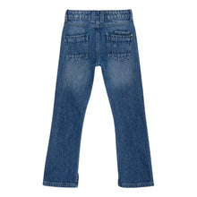 Load image into Gallery viewer, Creamie Brand Wide Legged Denim Jeans: Sizes 4 to 14 Years