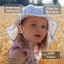 Load image into Gallery viewer, Jan & Jul Gro-with-me Floppy Bucket Hat White Eyelet : Sizes S to XL