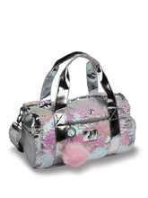 Load image into Gallery viewer, Danshuz Opalescent Sequin Duffle Bag
