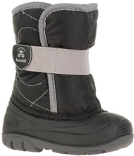 Load image into Gallery viewer, Kamik Snowbug Black and Grey Toddler Winter  Boots : Size 5 to 10