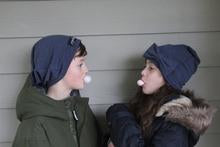 Load image into Gallery viewer, Peggalish Bamboo Cotton Beanie in Denim : Sizes NB to Adult