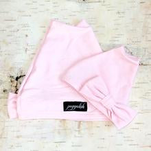 Load image into Gallery viewer, Peggalish Bamboo Cotton Beanie in Blush : Sizes NB to Adult