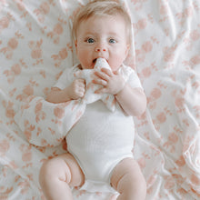Load image into Gallery viewer, Aden + Anais Snuggle Knit Swaddle Blanket in Rosette