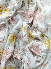 Load image into Gallery viewer, Aden + Anais Silky Soft Muslin Cotton Swaddle Blanket in Earthly Floral Print