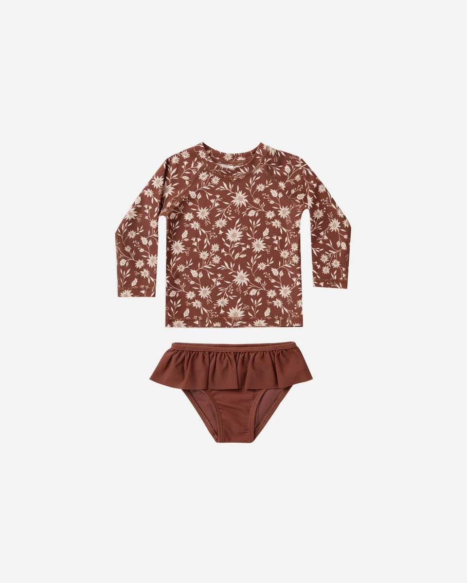 Rylee and Cru “Wild Floral” Rashguard Set : Size 2/3 to 6/7 – Peggy