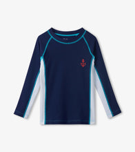 Load image into Gallery viewer, Hatley Nautical Colourblock Longsleeve Rashguard