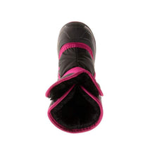 Load image into Gallery viewer, Kamik Snowbug Black and Rose Red Toddler Winter Boots