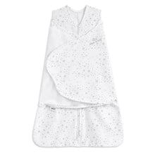 Load image into Gallery viewer, Halo Sleep Swaddle Sleep Sack in “Midnight Moons Gray” : Size NB TOG 1.5