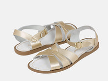 Load image into Gallery viewer, Saltwater Original Sandals in Gold : Youth 3 to Women’s 11