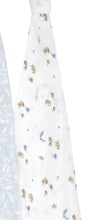 Load image into Gallery viewer, Aden + Anais Silky Soft Muslin Cotton Swaddle Blanket in Woodland Watercolor Print