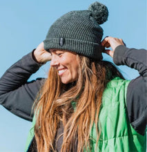 Load image into Gallery viewer, Zapped Outfitters Reflective Knit Pom Beanie : One Size fits most