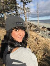 Load image into Gallery viewer, Peggalish Bamboo Cotton Beanie in Charcoal : Sizes NB to Adult