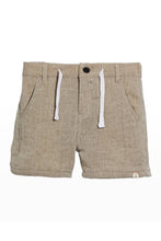 Load image into Gallery viewer, Me & Henry Cotton Gauze Shorts in Sand : Size 7/8 to 16 Years
