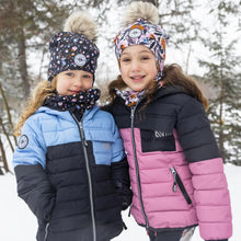 Load image into Gallery viewer, Nano Puffer Jacket in Black/Blue: Size 12M to 14 Years
