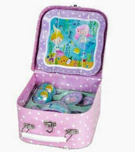 Load image into Gallery viewer, Floss and Rock Mermaids Tin Tea Set