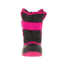 Load image into Gallery viewer, Kamik Snowbug Black and Rose Red Toddler Winter Boots