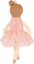 Load image into Gallery viewer, Bearington Lil' Ballerina Brunette Soft Plush Ballet Doll